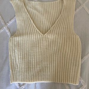 Creamy vest $6